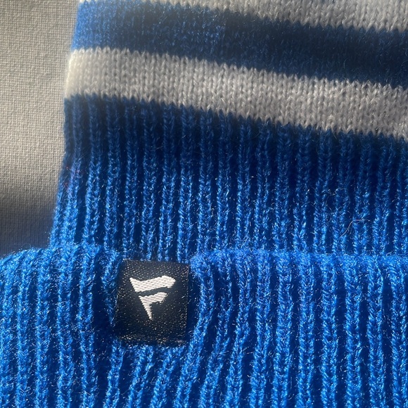 LA Dodgers Official Fanatics Unisex Cuffed Knit Hat with Pom - Picture 3 of 7